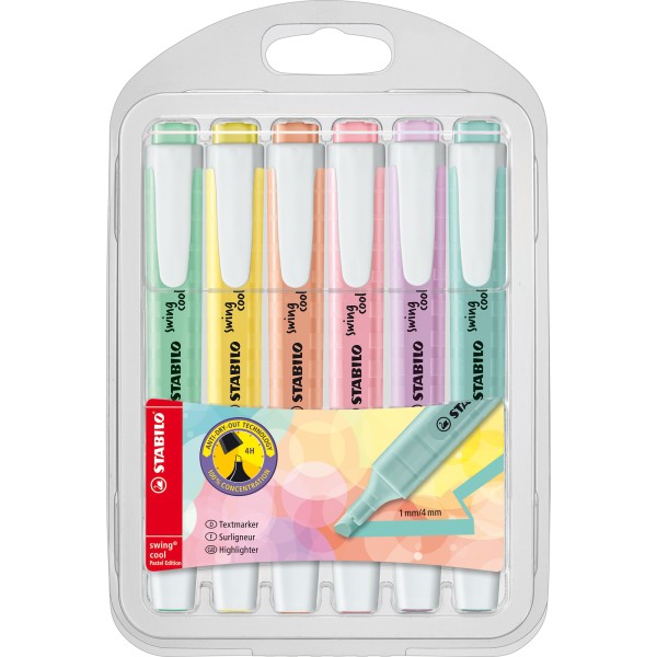 STABILO® Textmarker swing cool 275/6-08 6 St./Pack.