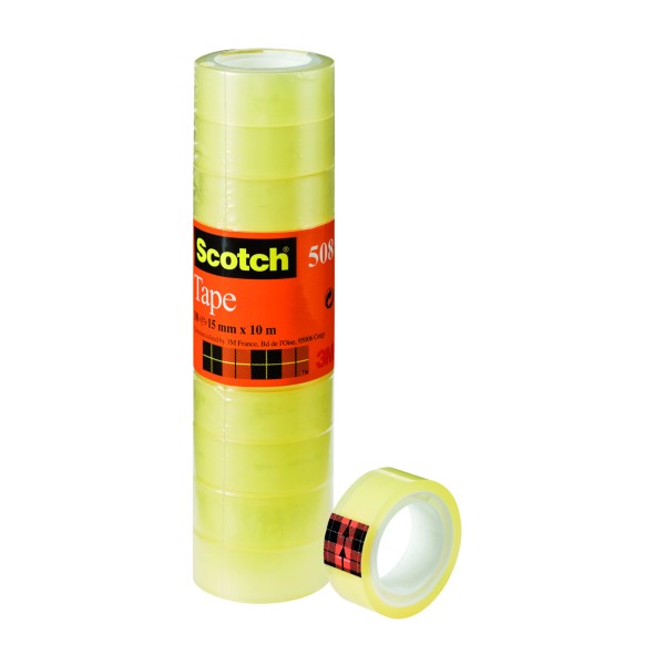 Scotch Klebeband 5081510 15mmx10m tr 10 St./Pack.