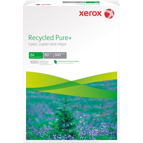 Xerox Kopierpapier Recycled Pure+ 003R98756 DIN A4 weiß 500 Bl./Pack.