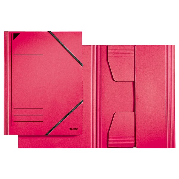 Leitz Eckspannermappe 39810025 DIN A4 Karton rot
