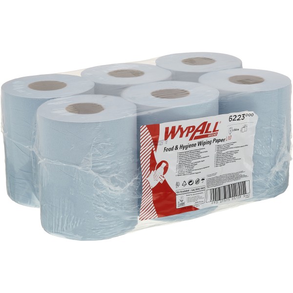 WYPALL Wischtuch Reach 6223 1lagig blau 6x430 Bl./Pack.