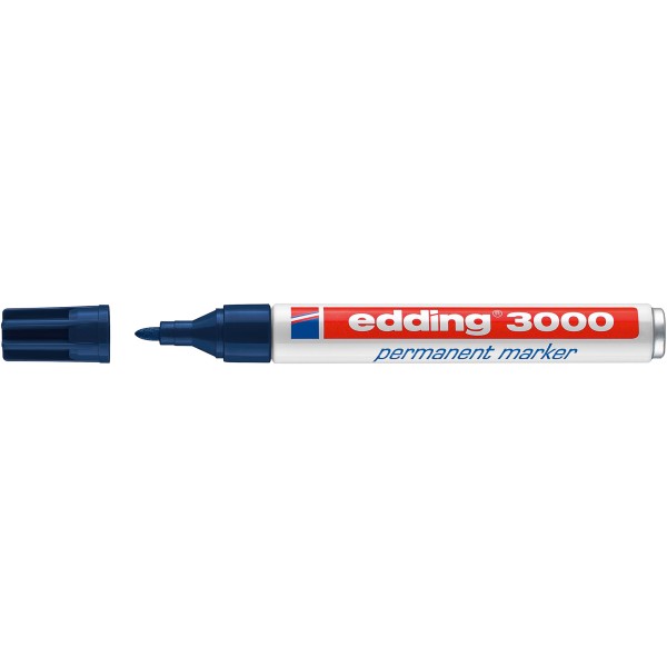 edding Permanentmarker 3000 4-3000017 1,5-3mm Rundspitze t.bl