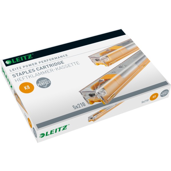 Leitz Heftklammerkassette K8 55920000 verzinkt 5x210 St/Pack.