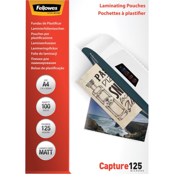 Fellowes Laminierfolie 5328502 DIN A4 matt 100 St./Pack.