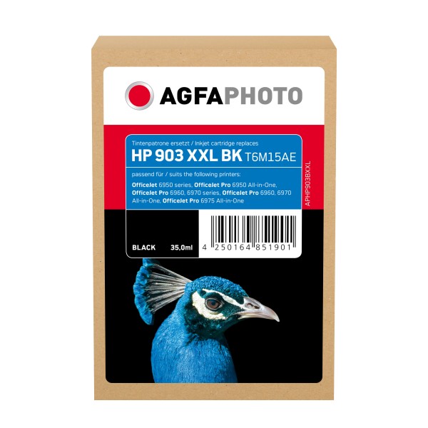 AgfaPhoto Tintenpatrone APHP903BXXL wie HP T6M15AE sw