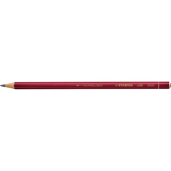 STABILO Graphitstift All 8008 Stärke der Mine 3,3mm 2B rot