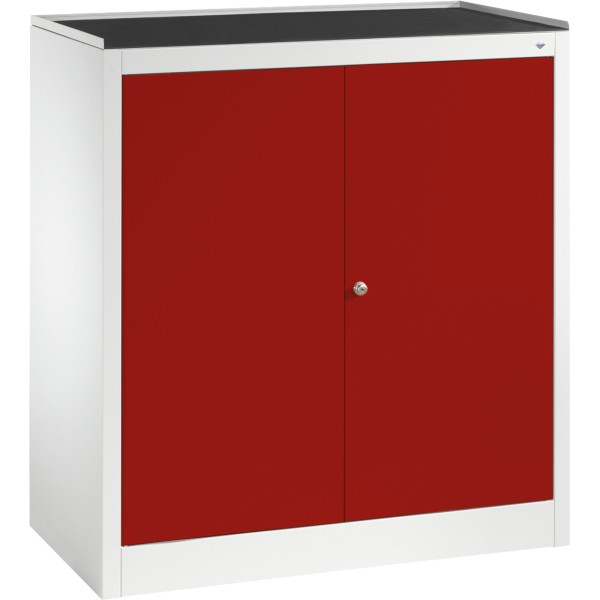 C+P Werkzeug-Beistellschrank 882100S10022 2Böden lgr/rrt