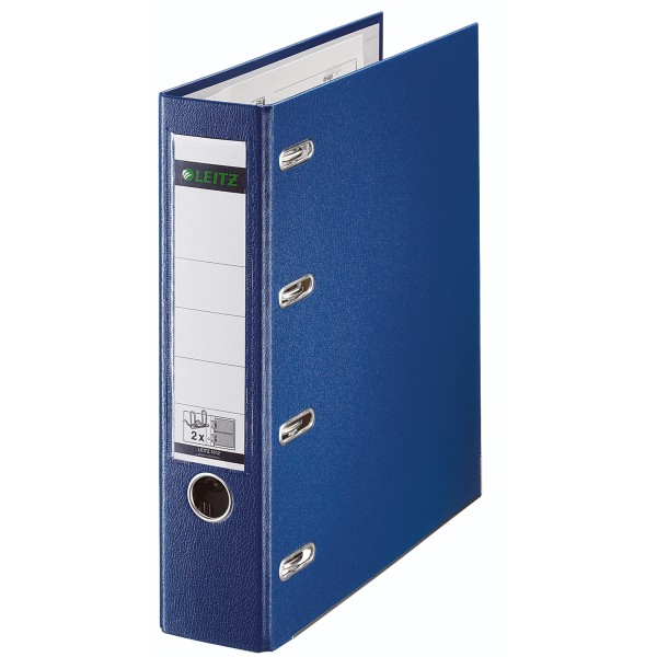 Leitz Doppelordner 10120035 2xDIN A5 quer 75mm PP blau