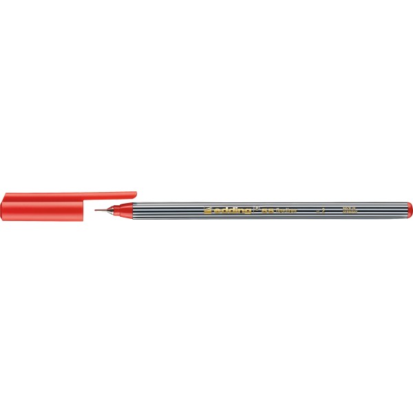 edding Fineliner 55 finepen 4-55002 0,3mm rot