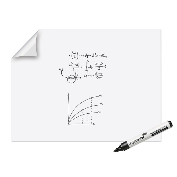 Legamaster Whiteboardfolie Magic Chart XL 7-159154 PP blanko 15 Bl.