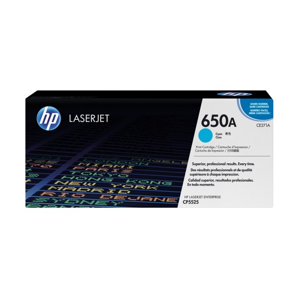 HP Toner CE271A 650A 15.000Seiten cyan