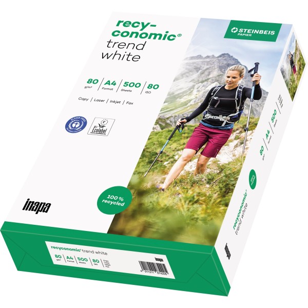 Recyconomic Papier Trend White A4 80g 2fach gelocht 500Bl