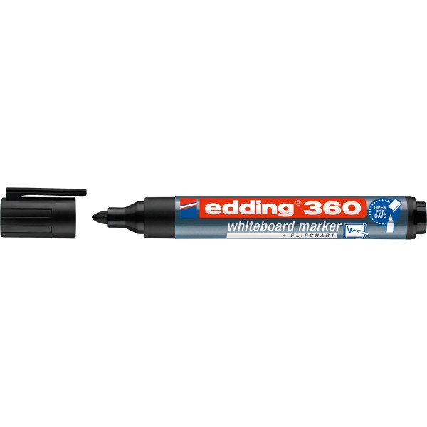 edding Boardmarker 360 4-360001 1,5-3mm Rundspitze nachfüllbar sw