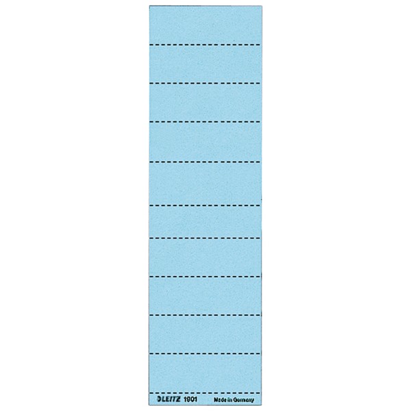 Leitz Beschriftungsschild 19010035 blanko 4zeilig blau 100 St./Pack.