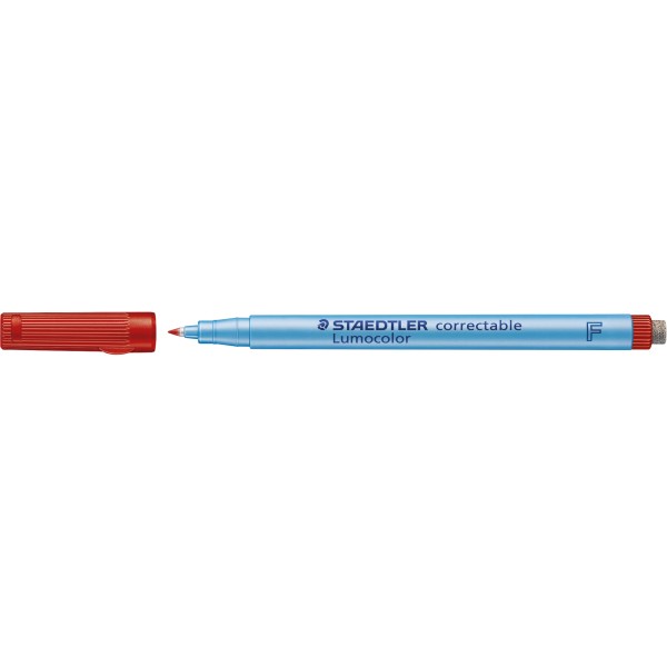 STAEDTLER Folienstift Lumocolor correctable 305 F-2 0,6mm rot