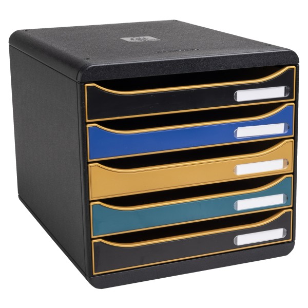 Exacompta Schubladenbox NeoDeco 309505D 5Schübe 347x278x271 sort