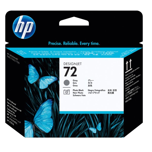 HP Druckkopf C9380A Nr.72 fotoschwarz/grau