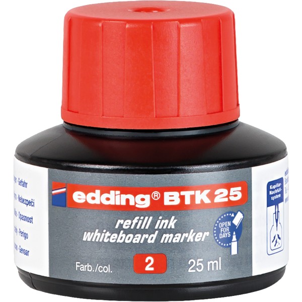 edding Nachfülltusche 4-BTK25002 refill-service 25ml rot