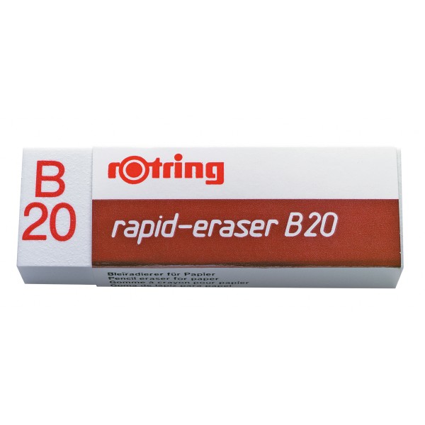 rotring Radierer rapid-eraser B20 S0194570 weiß