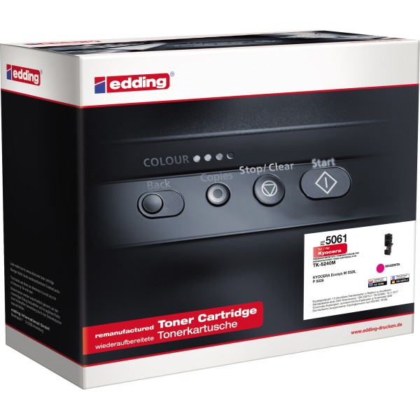 edding Toner 18-5061 wie Kyocera TK-5240M magenta