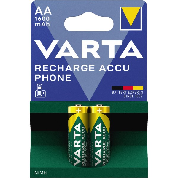 Varta Akku Phone Power 58399201402 AA Mignon HR6 1,2V 2 St./Pack.