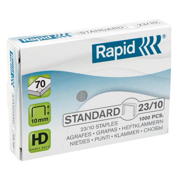Rapid Heftklammer Standard 24869300 23/10 1.000 St./Pack.