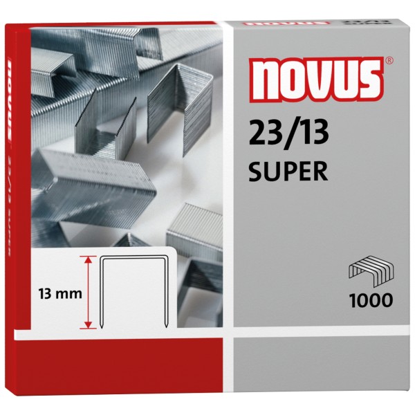 NOVUS Heftklammer 042-0533 23/13 verzinkt 1.000 St./Pack.