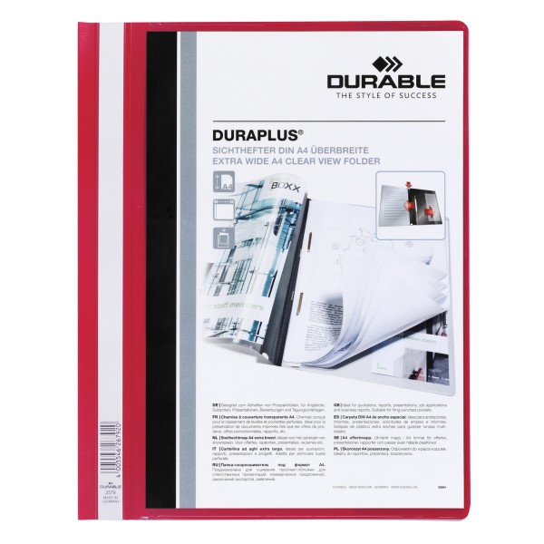 DURABLE Angebotshefter DURAPLUS 257903 A4 rot