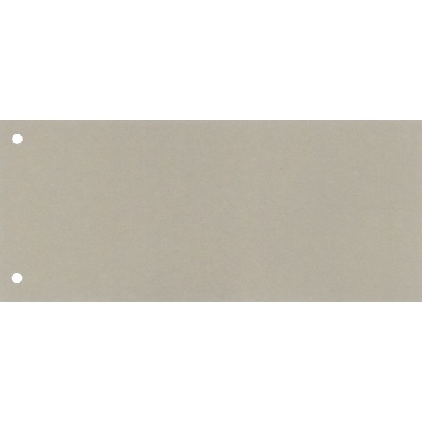 Trennstreifen 10,5x24cm Karton grau 100 St./Pack.