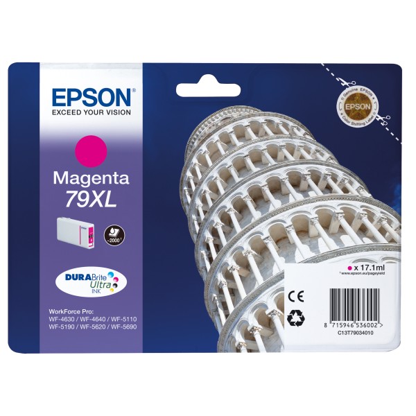 Epson Tintenpatrone C13T79034010 79XL 2.000Seiten magenta