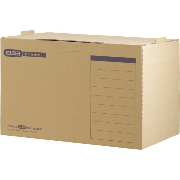 ELBA Archivbox tric System 100421093 für DIN A4 naturbraun