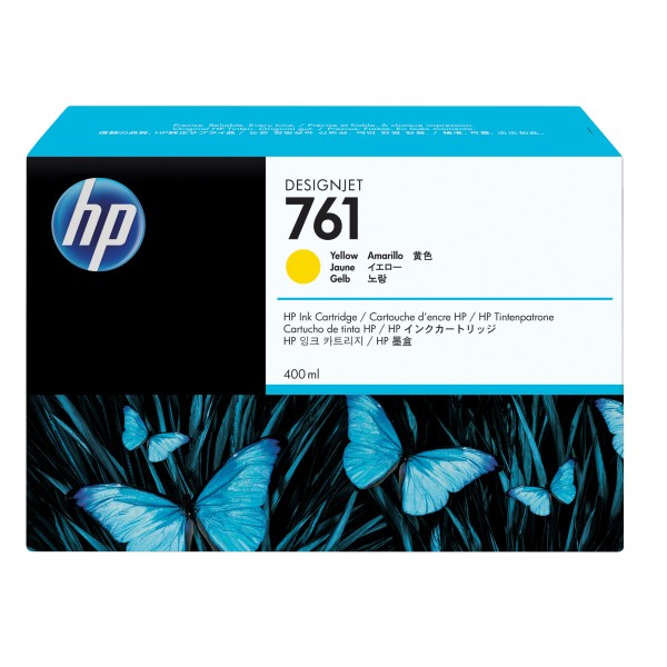 HP Tintenpatrone CM992A 761 400ml gelb