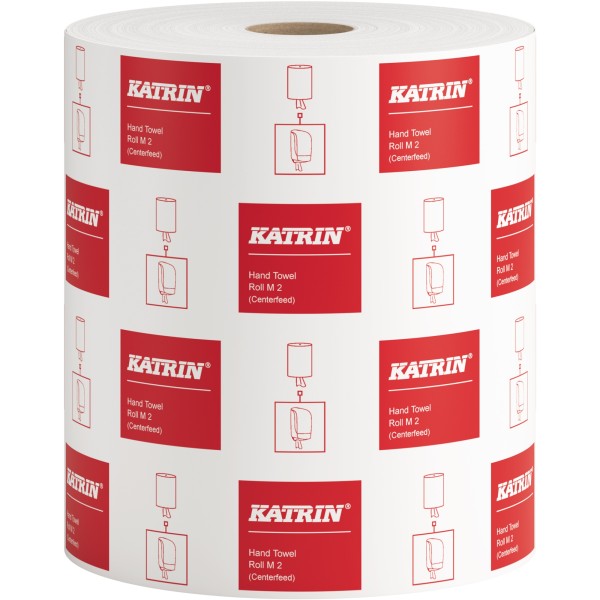 Katrin Handtuchrolle M2 481911 2lg. 500Bl. 20,5x30cm ws 6Rl.