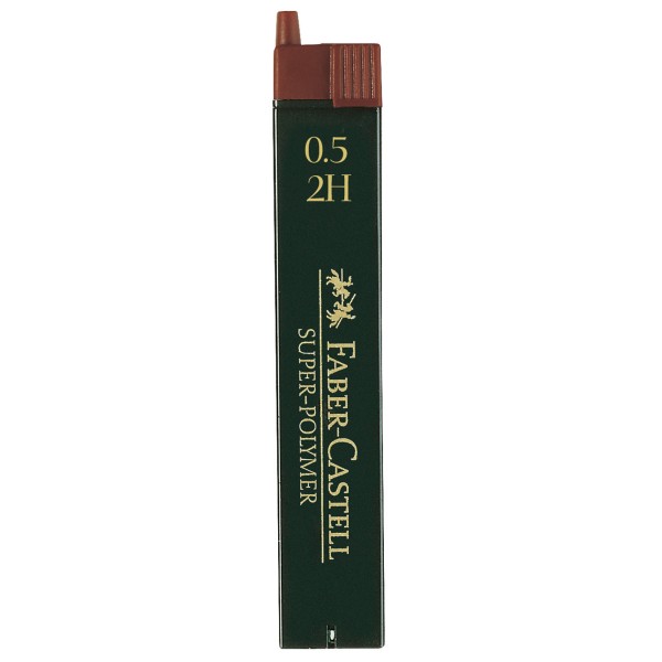 Faber-Castell Feinmine SUPER POLYMER 120512 2H 0,5mm 12St.