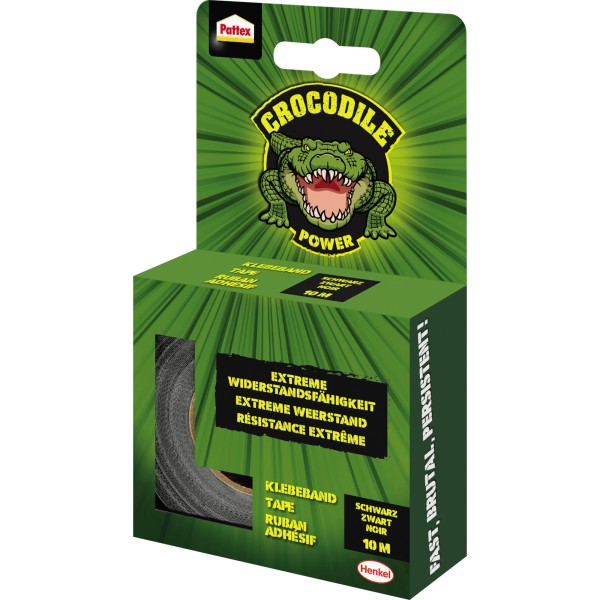 Pattex Klebeband Crocodile Power PCTB1 26mmx10m schwarz