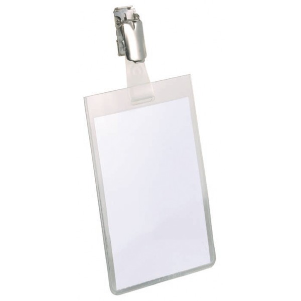 DURABLE Namensschild 800219 90x60mm transparent 25 St./Pack.