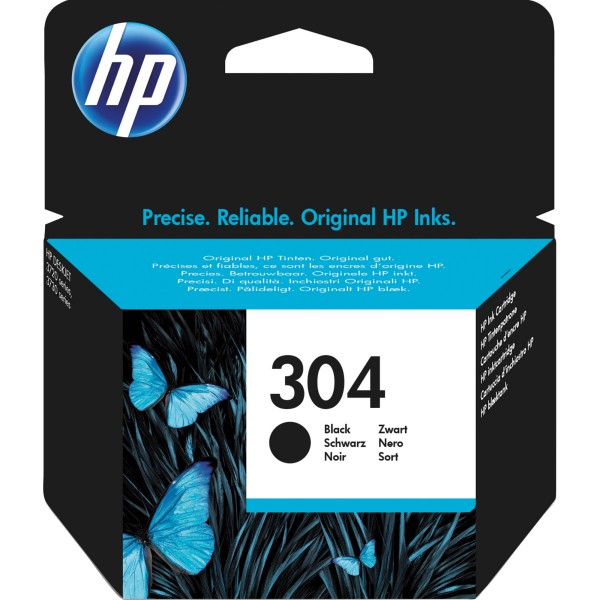 HP Tintenpatrone N9K06AE 304 120Seiten schwarz