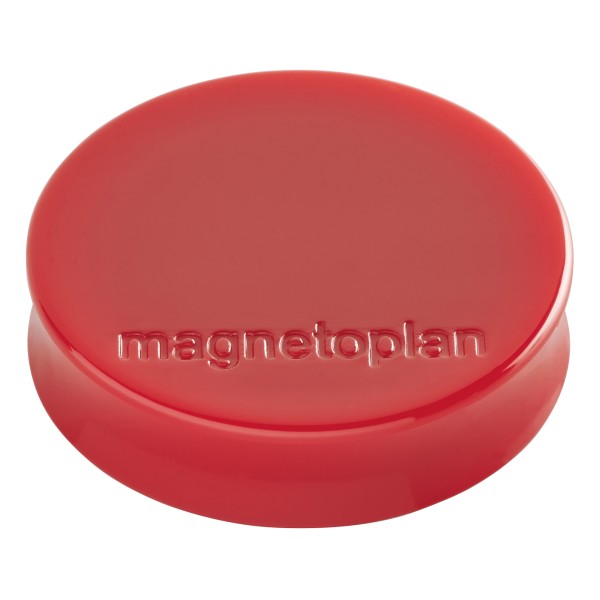 magnetoplan Magnet Ergo Medium 1664006 30mm rot 10 St./Pack.