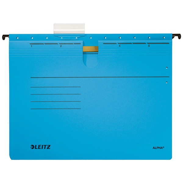 Leitz Hängehefter ALPHA 19840035 A4 kfm. Heftung blau 25 St./Pack.