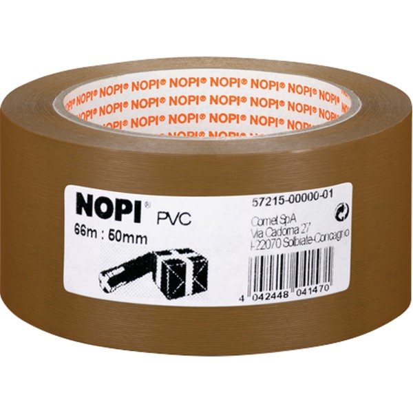 NOPI Packband 57215-00000 50mmx66m PVC braun