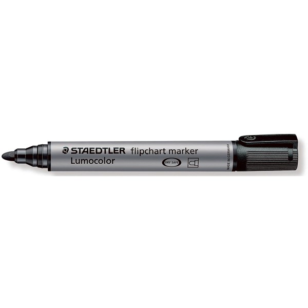 STAEDTLER Flipchartmarker Lumocolor 356-9 2mm Rundspitze schwarz