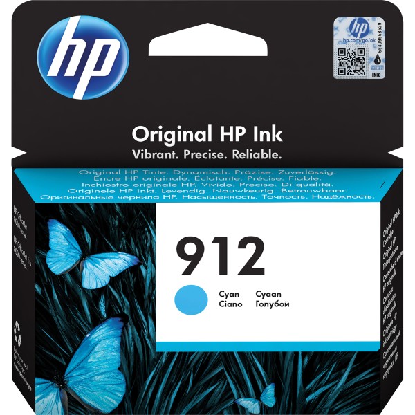 HP Tintenpatrone 3YL77AE 912 315Seiten cyan