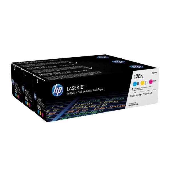 HP Toner CF371AM 128A c/m/y 3 St./Pack.