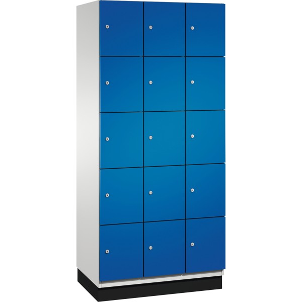 C+P Fächerschrank 4510430S10012 Sockel 15Fächer B900mm lgr/ebl