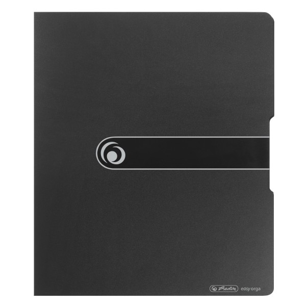 Herlitz Ringbuch 11205713 DIN A4 2Ringe 16mm opak schwarz