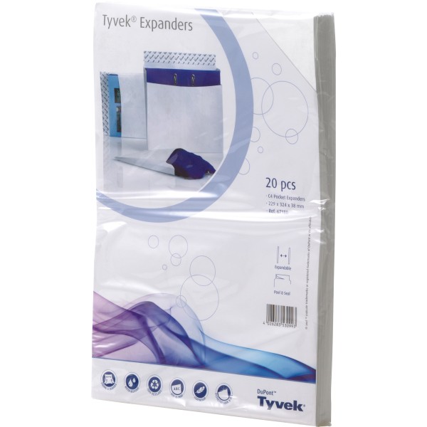 Tyvek Faltentasche 00067180 C4/38F 55g oF hk weiß 20 St./Pack.