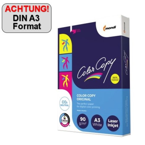 Color Copy Kopierpapier 2100005106 DIN A3 90g weiß 500 Bl./Pack.