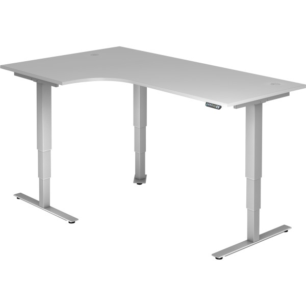 Hammerbacher Schreibtisch VXDSM82/5/S 200x120cm grau
