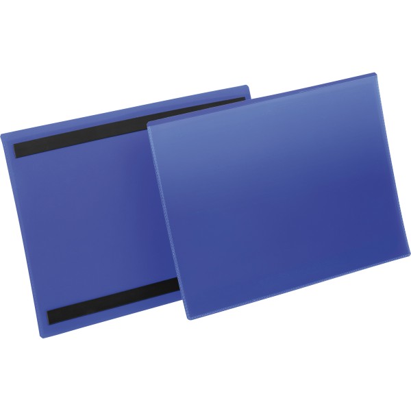 DURABLE Kennzeichnungstasche 174507 A4 quer magn. d.bl 50 St./Pack.