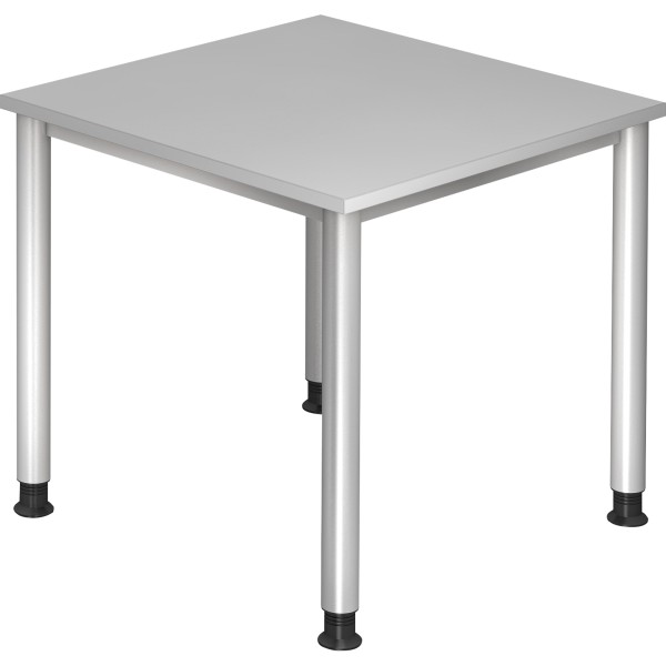 Hammerbacher Schreibtisch VHS08/5/S 80x80cm grau